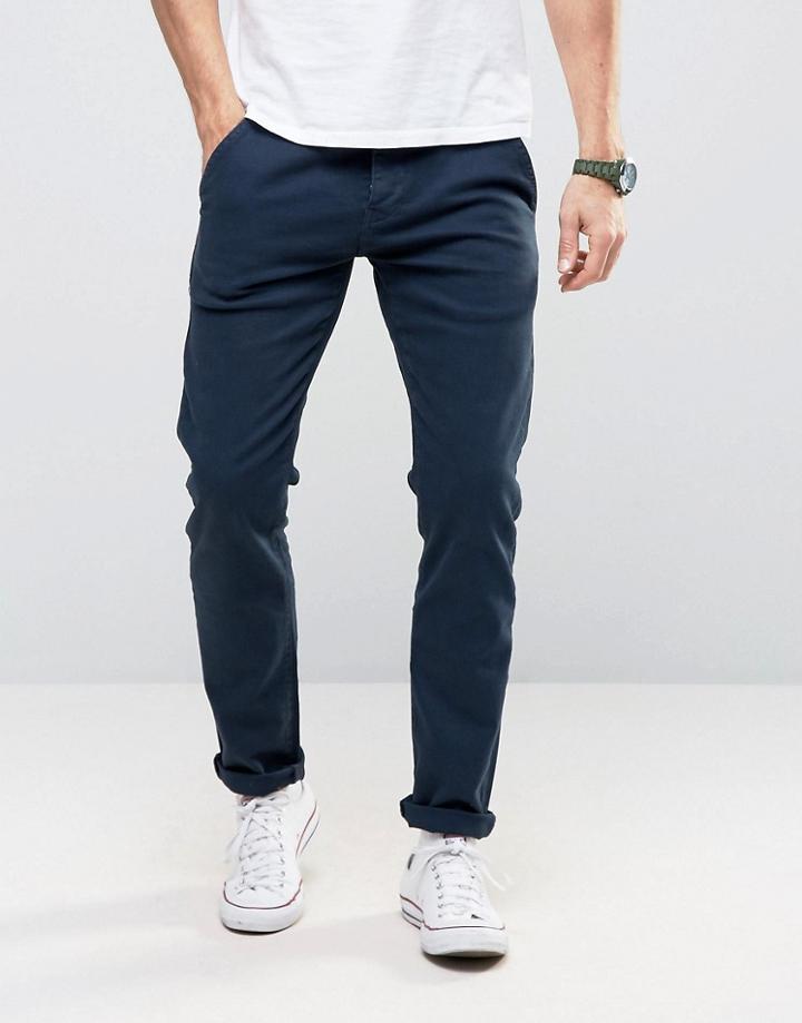Firetrap Slim Fit Chinos - Navy