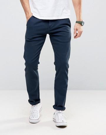 Firetrap Slim Fit Chinos - Navy