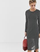 Glamorous Midi Dress With Long Sleeves