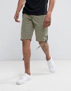 Maharishi M65 Classic Cargo Shorts With Removable Ties - Green