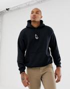 Hnr Ldn Pray Embroidered Hoodie - Black