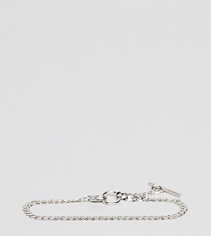 Designb Silver Ball Bracelet In Sterling Silver Exclusive To Asos - Silver