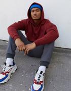 Asos Design Oversized Hoodie In Burgundy