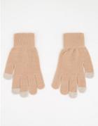Svnx Touch Screen Gloves In Dusty Pink-brown