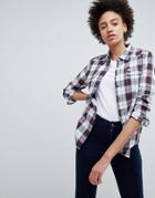 Lee Regular Fit Western Check Shirt - Red