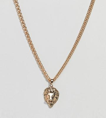 Uncommon Souls Chunky Lion Necklace - Gold