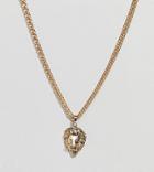 Uncommon Souls Chunky Lion Necklace - Gold