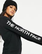 The North Face Brand Proud Long Sleeved T-shirt In Black