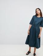 Kowtow Chorus Midaxi Dress - Blue