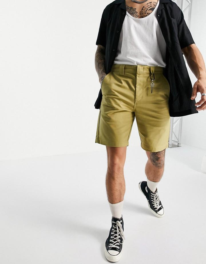 Dickies Cobden Shorts In Khaki-green