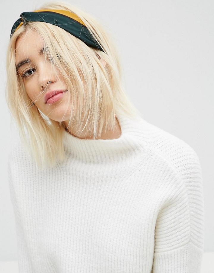 Asos Stripe Twist Headband - Multi