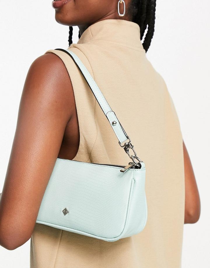 Call It Spring By Aldo Bombdotcom Vegan-friendly Chain Shoulder Bag In Mint Lizard-green