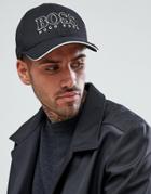 Boss Athleisure Large Logo Cap In Black - Black