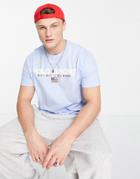 Polo Ralph Lauren Sports Capsule Front Print T-shirt In Light Blue