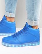 Wize & Ope Led Hi Top Sneakers - Blue