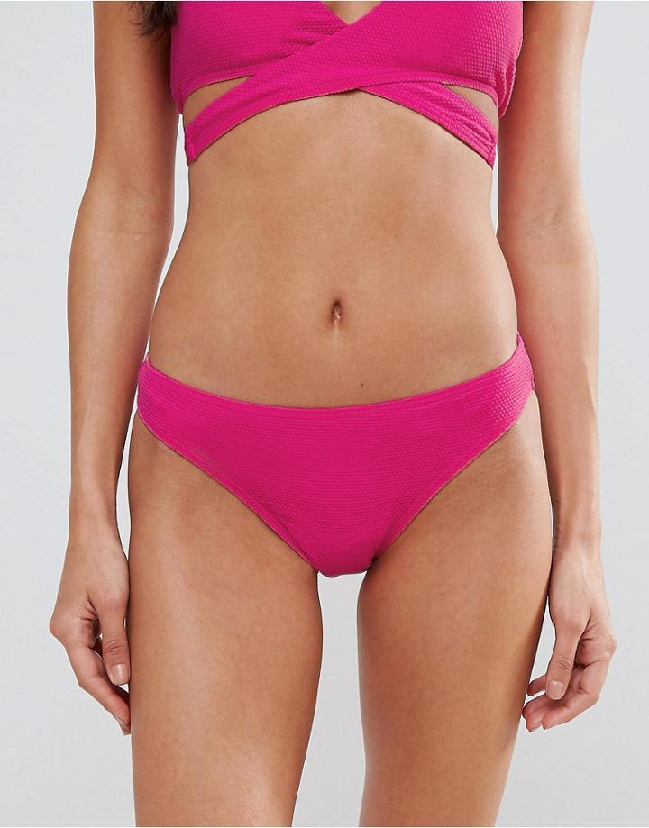 Oasis Wrap Bikini Bottom - Pink