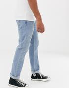 Hollister Slim Fit Light Wash Jeans - White