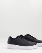 Truffle Collection Lace Up Sneakers In Black
