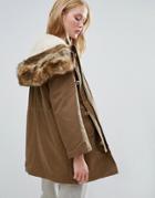 Parka London Alexia 3-in-1 Parka With Wearable Bomber Jacket Lining -