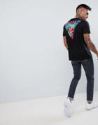 Friend Or Faux Nightshade Back Print T-shirt - Black