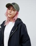 New Era 9forty Cap In Khaki With Black Ny Embroidery - Green