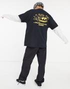 Vintage Supply Mr Wursthund Schlaft T-shirt In Black