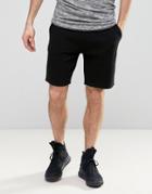 Asos Jersey Short In Black Waffle - Black