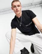 Religion Logo Pocket T-shirt In Black