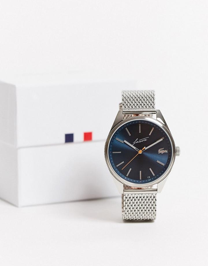 Lacoste Heritage Mesh Watch In Navy 2011054