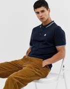 Le Breve Tipping Slim Fit Polo Shirt