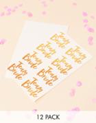 Ginger Ray Rose Gold Team Bride Temporary Tattoos X12 - Multi