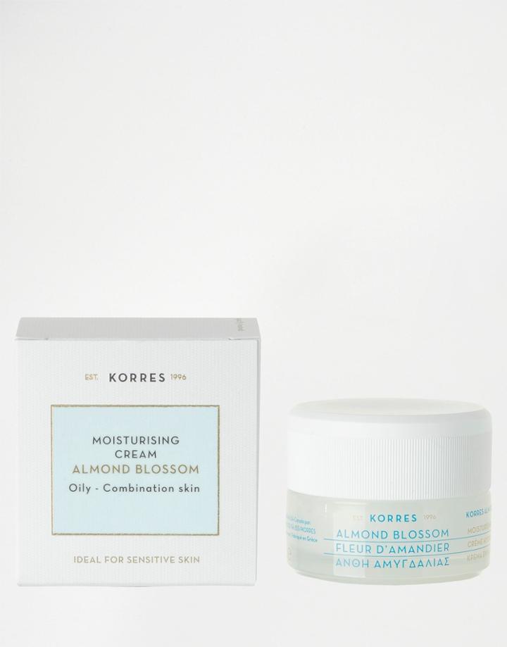 Korres Almond Blossom Moisturising Cream - For Oily To Combination Skin 40ml - Almond Blossom