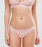 Peek & Beau Lace Bikini Bottom-pink