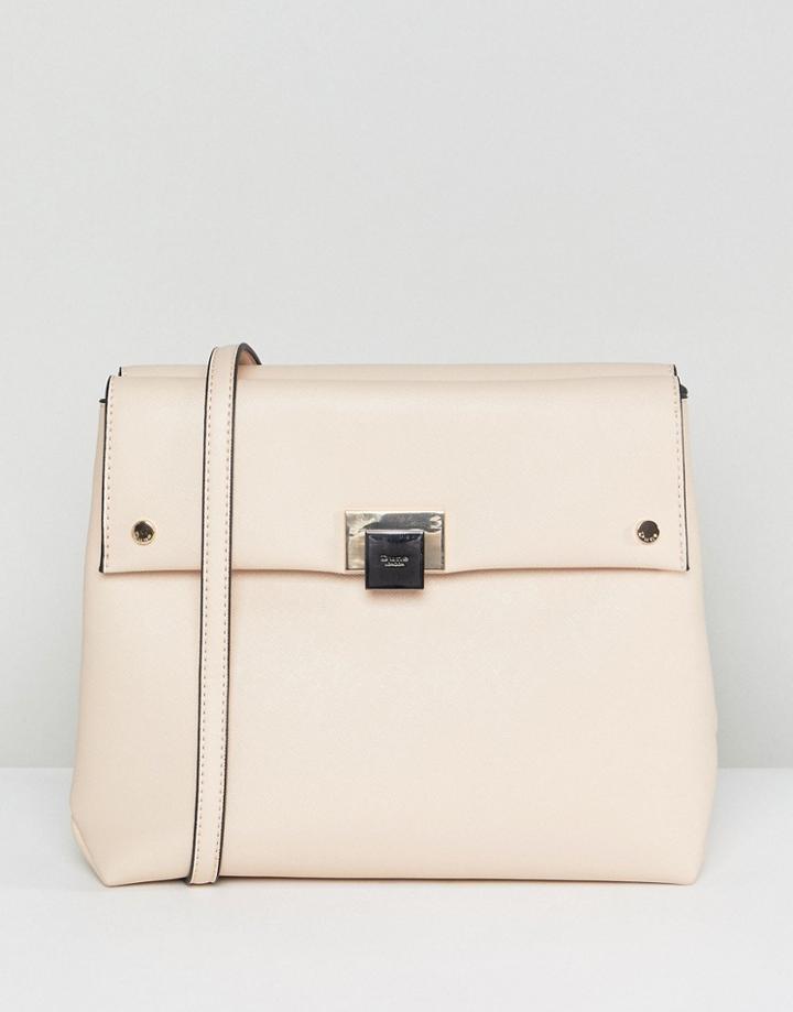 Dune Foldover Boxy Crossbody Bag - Cream