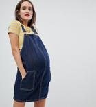 New Look Maternity Pinafore Dress - Blue