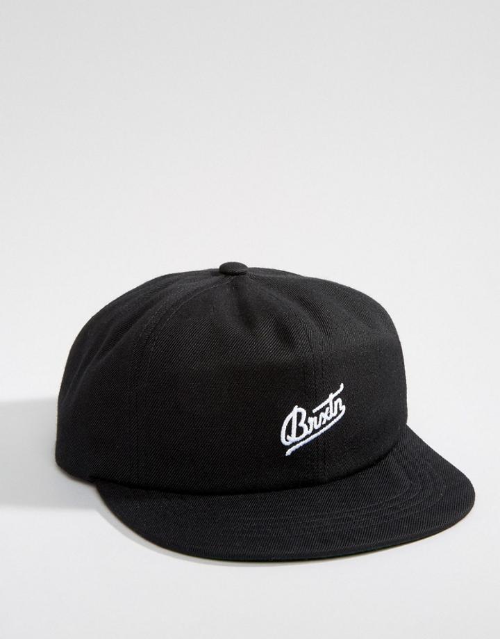 Brixton Reggie Snapback Cap - Black
