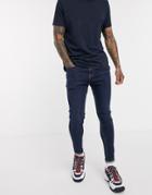 Tommy Jeans Asos Exclusive Super Skinny Fit Jeans In Dark Wash-blue