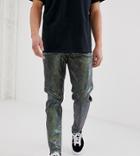 Reclaimed Vintage The '89 Tapered Fit Jeans In Silver - Silver