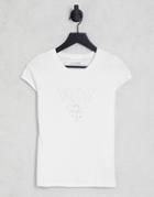 Guess Logo T-shirt In White