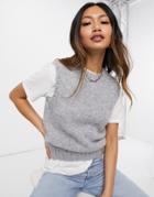 & Other Stories Knit Tank In Gray-grey