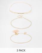Pieces Tenna Multipack Friendship Bracelets - Gold