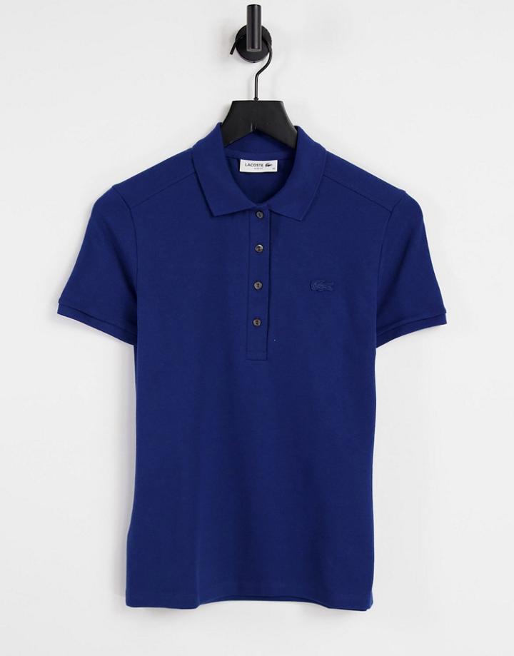 Lacoste Classic Polo Shirt In Blue-blues