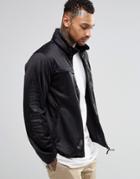 Your Own Jacket Zip Through Taping Detail - Black