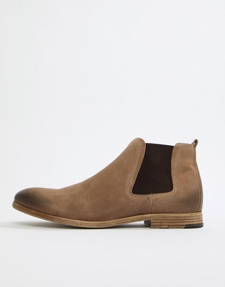 Aldo Albiston Chelsea Boots In Beige Suede - Beige