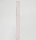 Heart & Dagger Tie In Herringbone Tweed - Pink