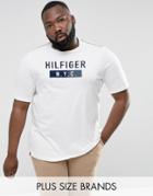 Tommy Hilfiger Plus Brad T-shirt Nyc Logo In White - White