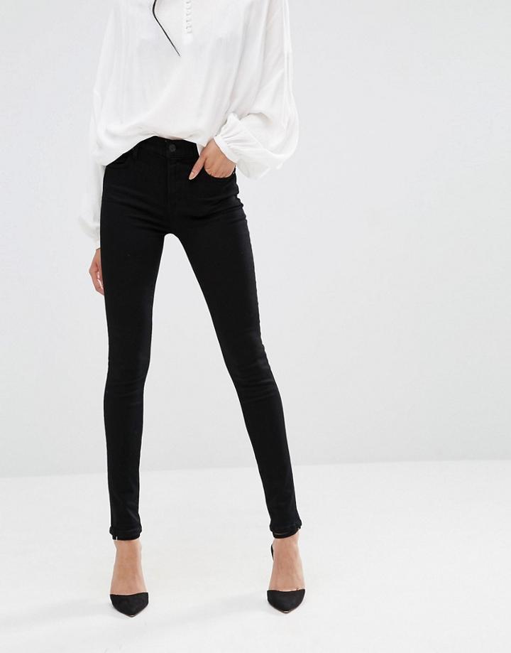 A-gold-e Sophie Crop High Rise Skinny Jeans - Black