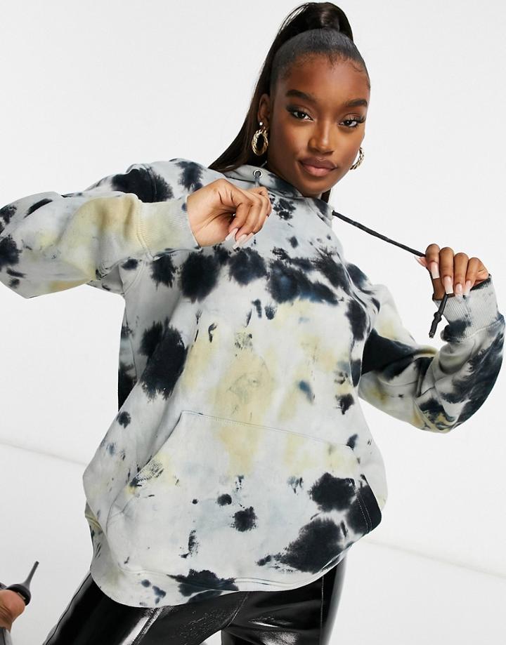 Public Desire Oversized Hoodie Set In Tie Dye-multi