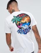 Friend Or Faux Slick Back Print T-shirt - White