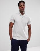 J Lindeberg Logo Polo Shirt In Gray - Gray